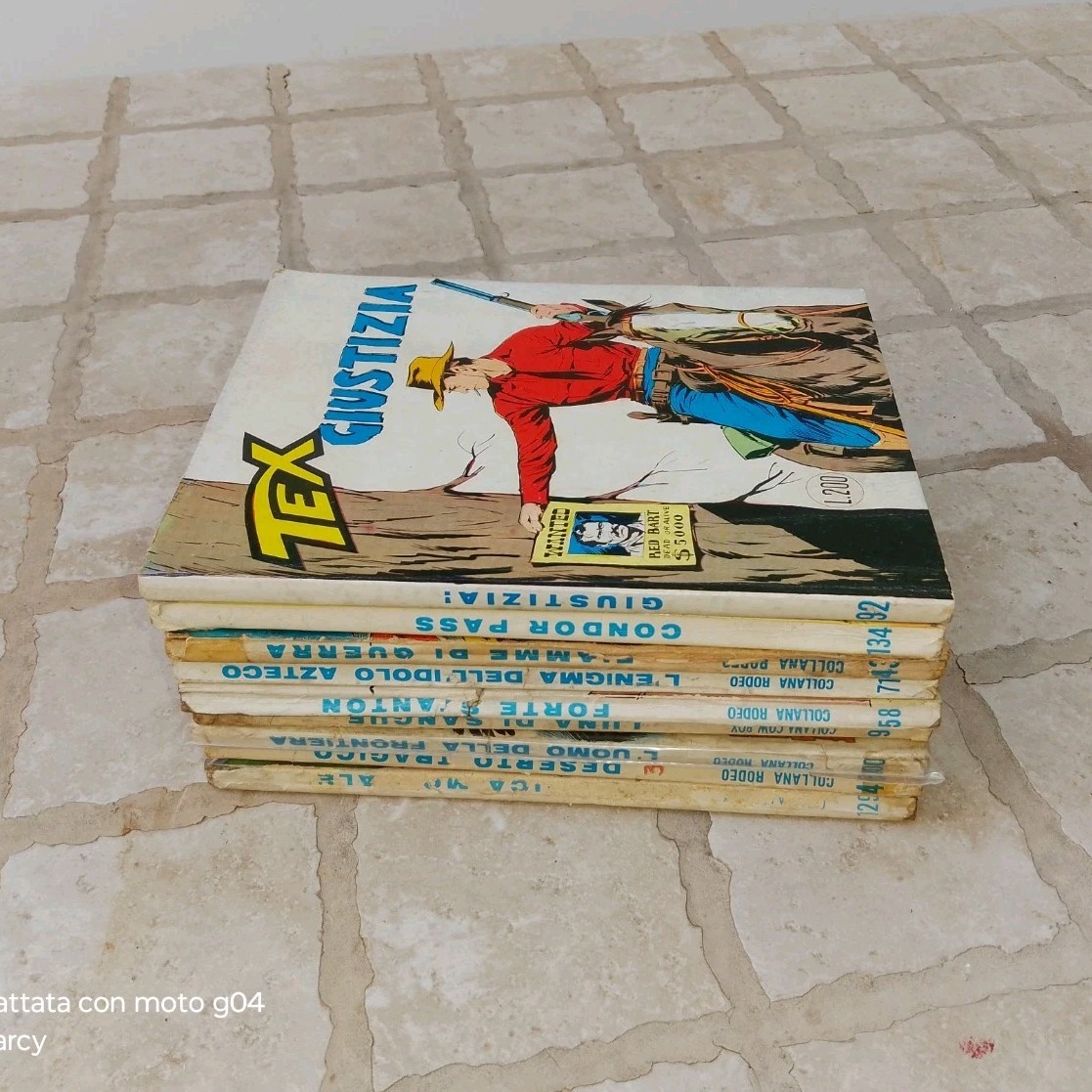 LOTTO SVUOTA CASSETTO TEX RODEO ARALDO PICCOLO RANGER MARK AUDACE BONELLI L. 200