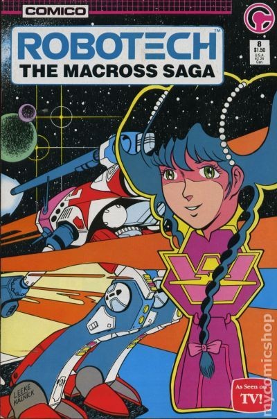 Robotech La Saga Macross #8 VG 1985 Immagine Stock Basso Grado