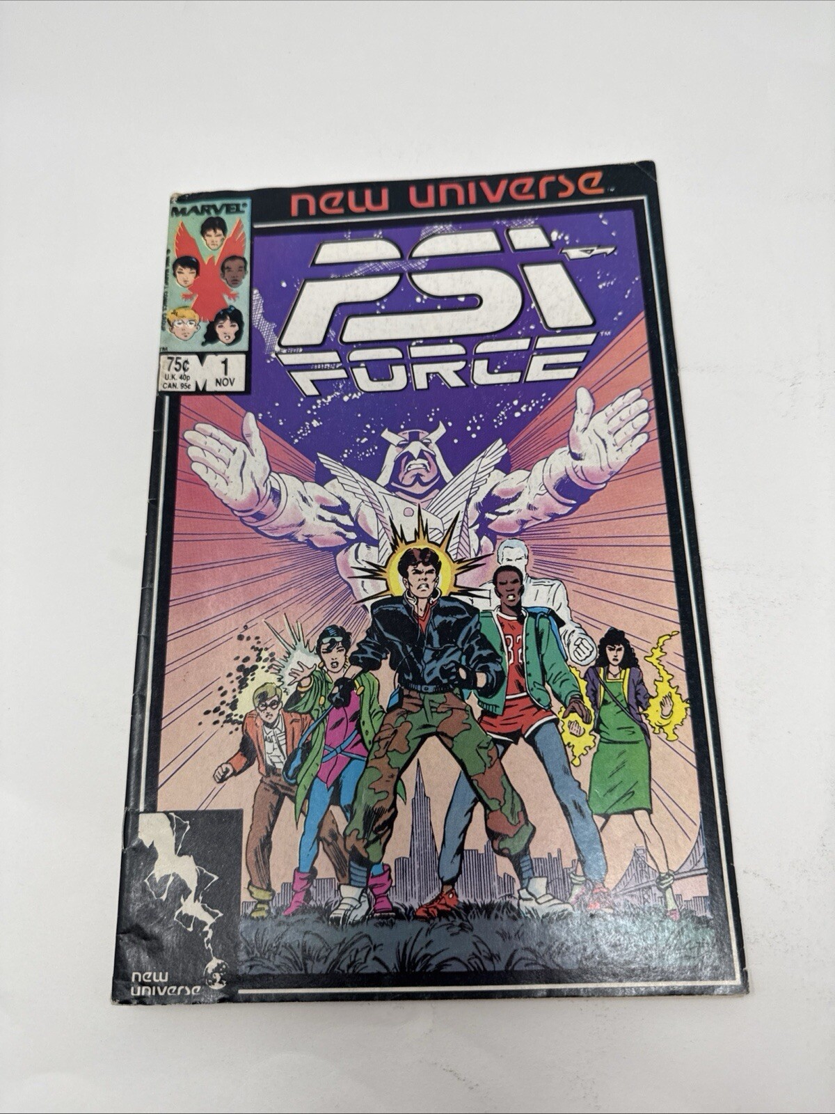 Psi Force 1 Psi-Force Marvel Comics Comic Book G