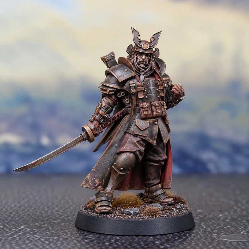 samurai delle trincee – miniatura grimdark in resina