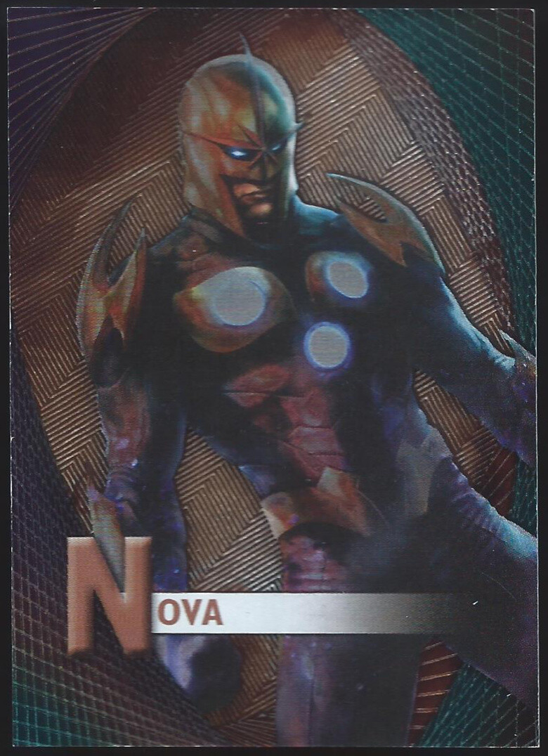 2012 Marvel Beginning Series 2 PRIME MICROMOTION Foil inciso #M-37...NOVA