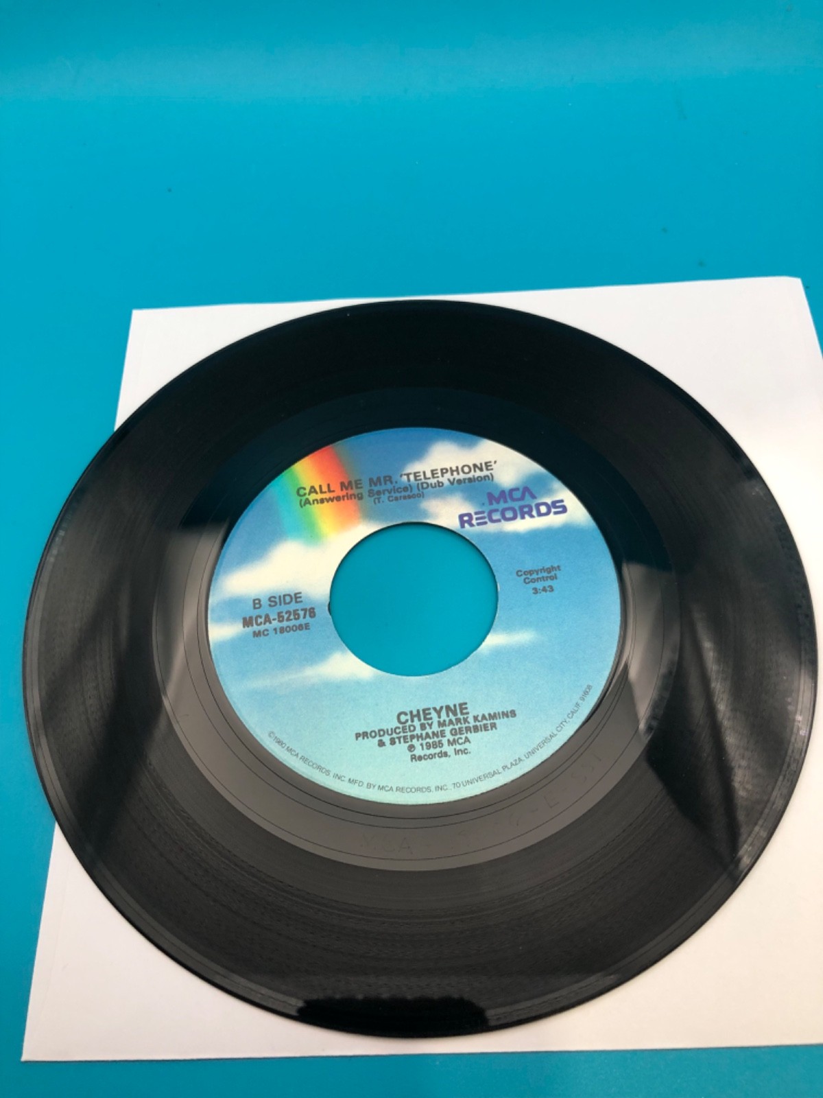 CHEYNE - Call Me Mr' Telephone MCA  45RPM- NM
