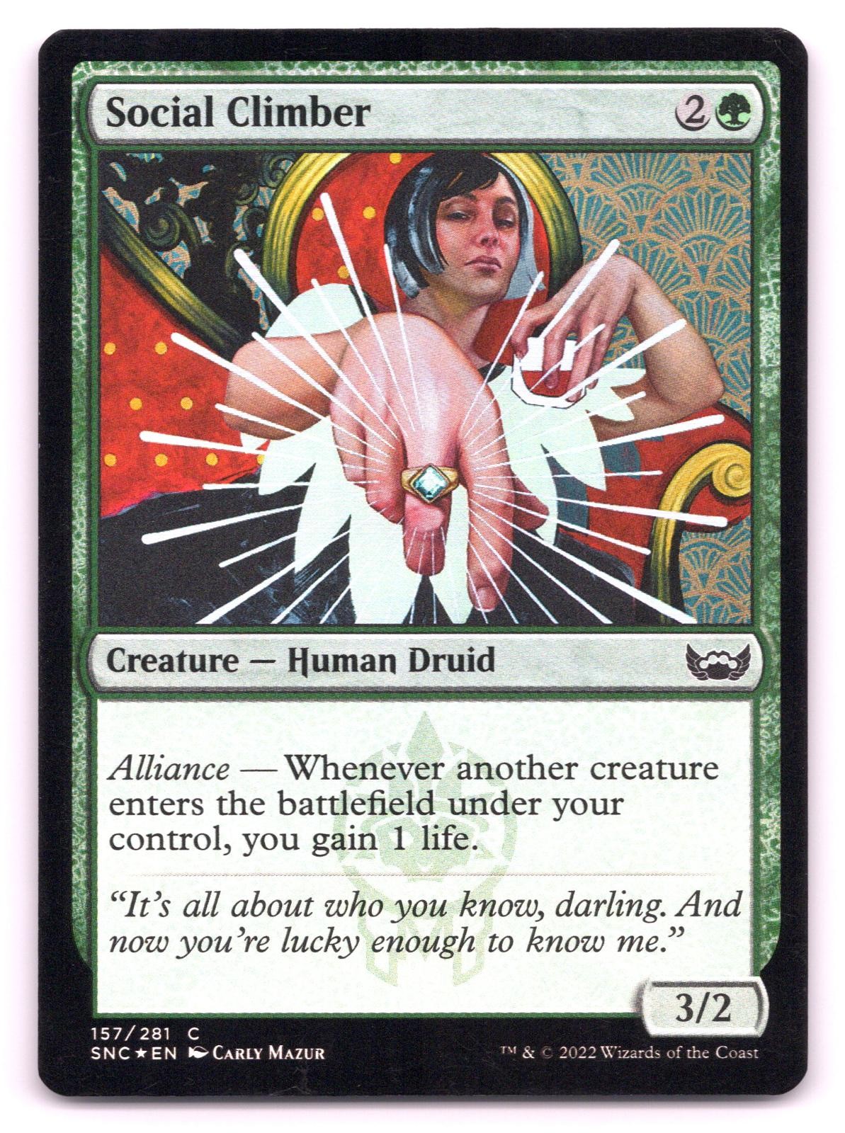 Social Climber 157 Common Streets of New Capenna Magic: The Gathering Foil NM