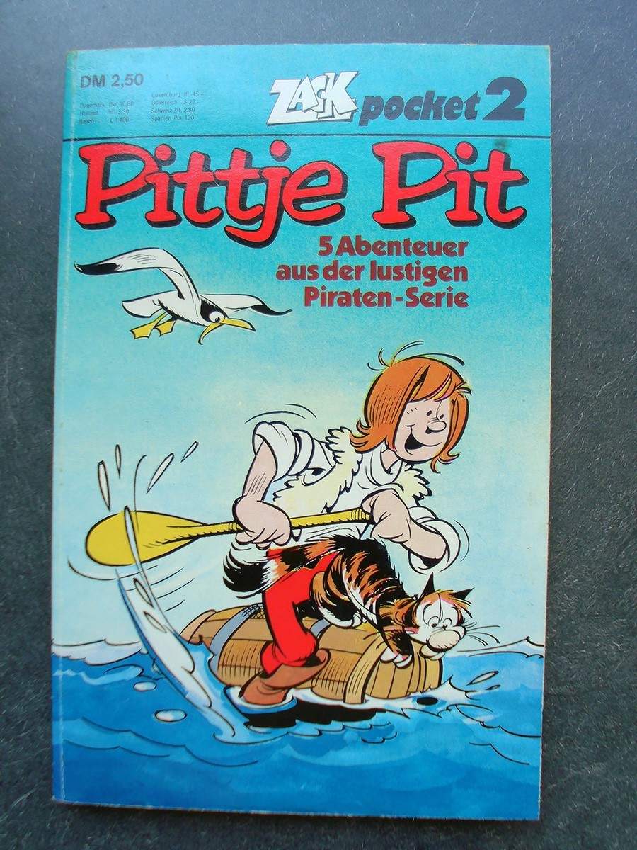 Zack Pocket 2: Pittje Pit, corallo 1980, libro tascabile