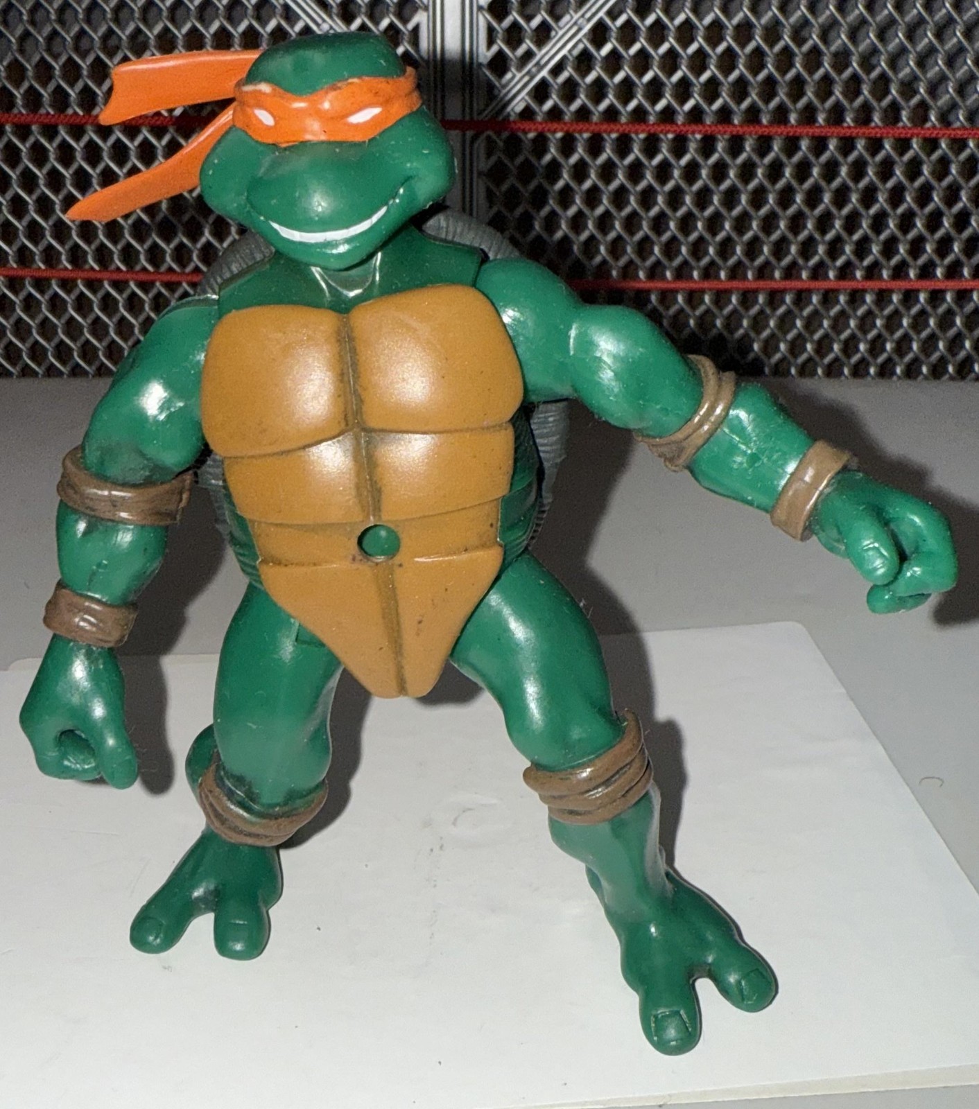 Teenage Mutant Ninja Turtles Michelangelo Action Figure Playmates 2007 Arancione