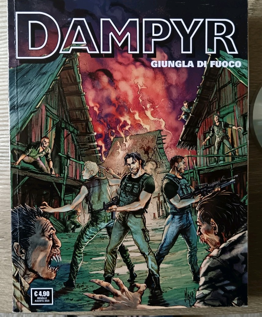 DAMPYR NUMERO 305 GIUNGLA DI FUOCO SERGIO BONELLI EDITORE 2025