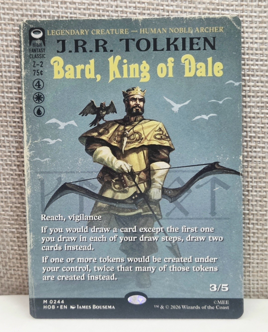 Bard, King of Dale (senza confini) Lo Hobbit regolare #244 MTG