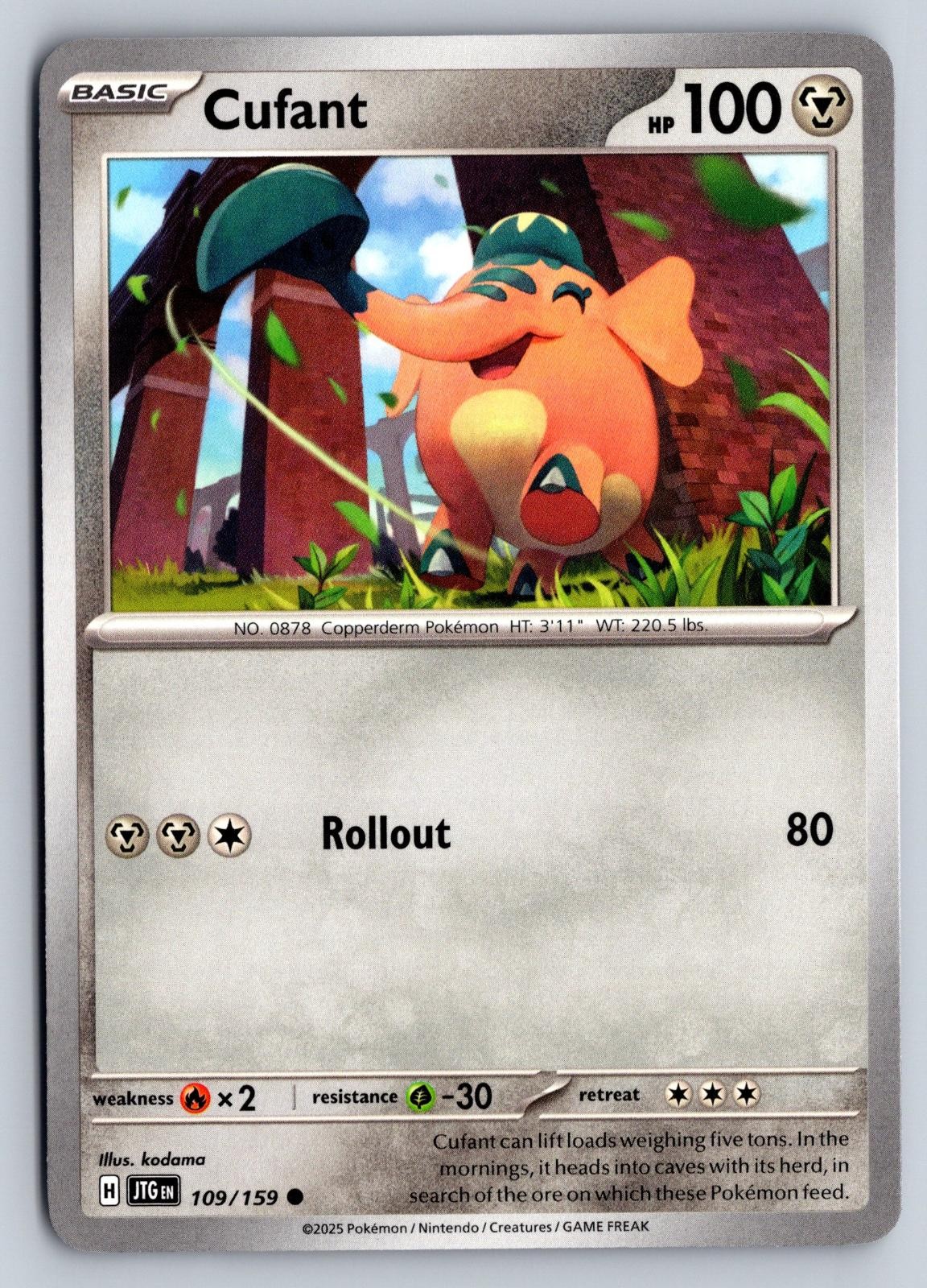 Cufant 109/159 Viaggio Insieme Pokemon kodama