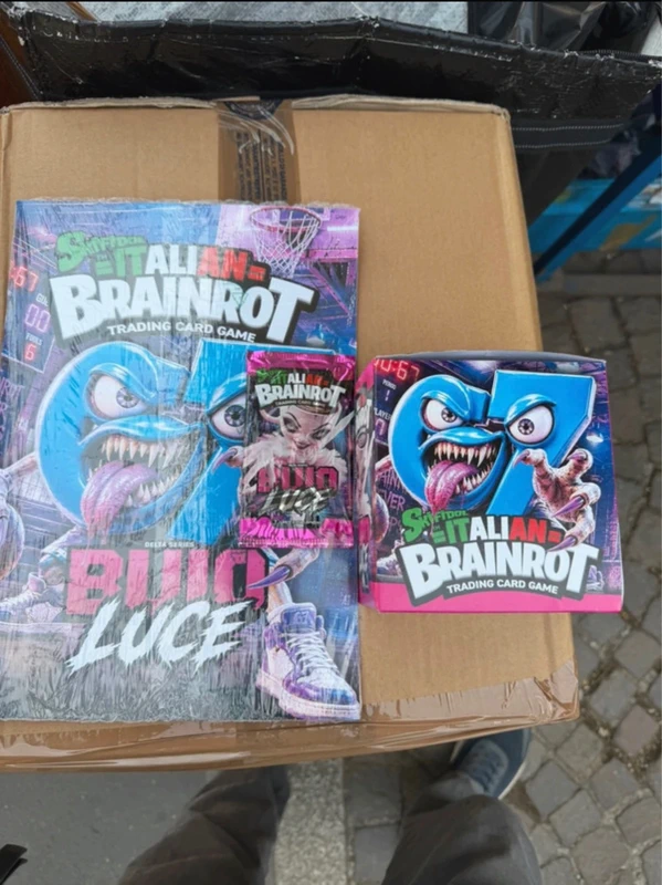 Album Brainrot - buioluce -sixseven + box 24 bustine