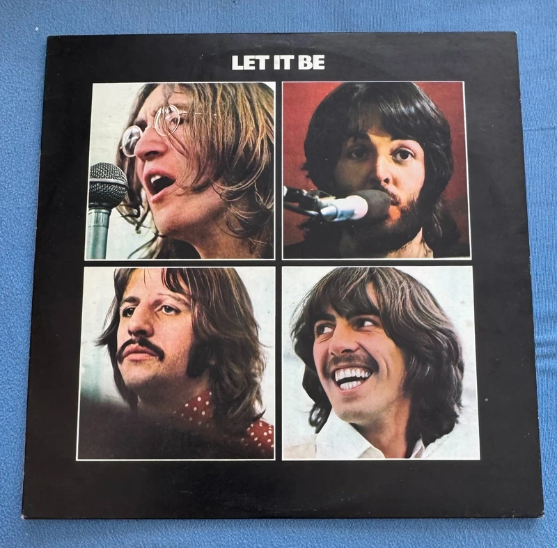 Beatles 33t Let it be Original Italy EX EX