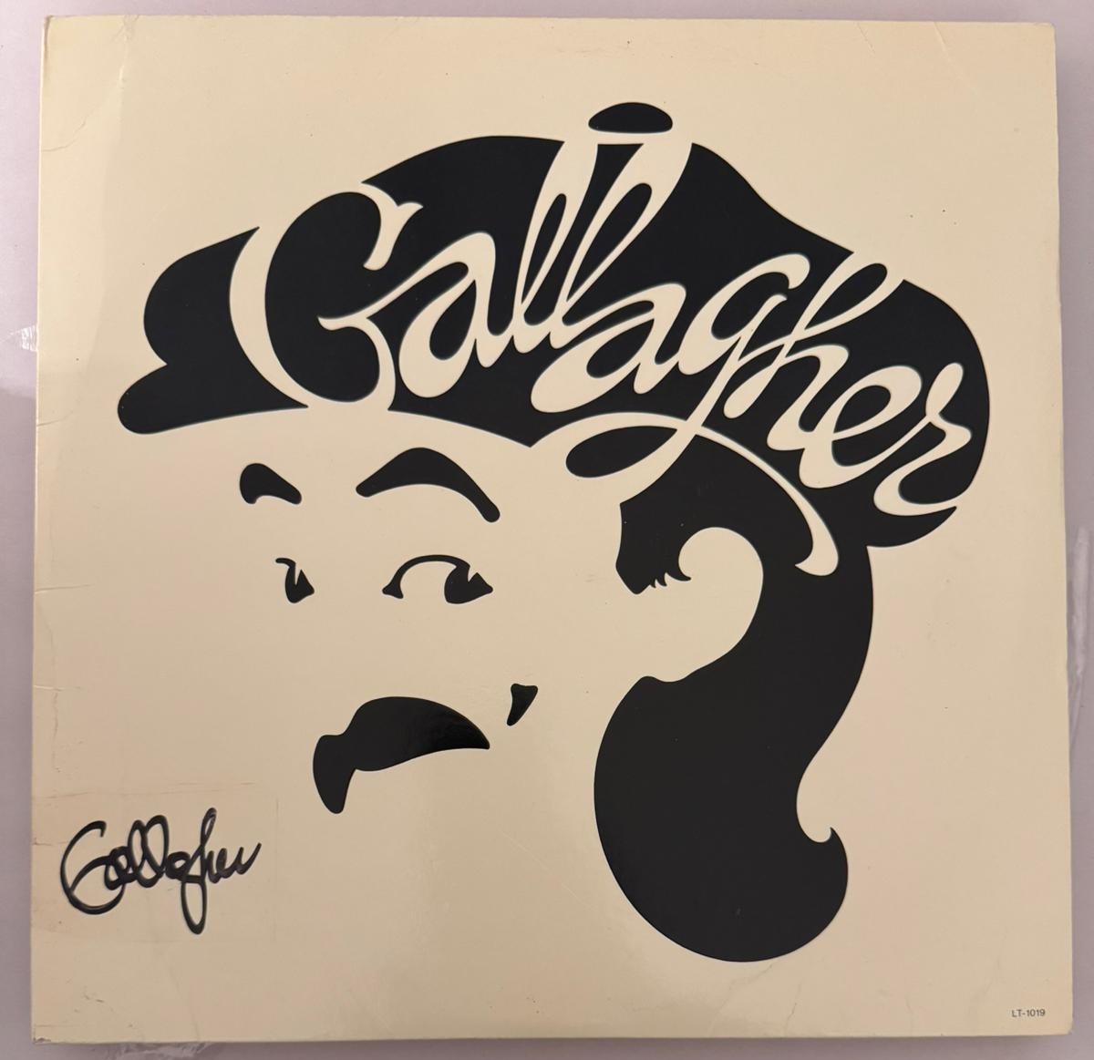 GALLAGHER – GALLAGHER - VINYL LP *SIGNED COVER* 1980 LIBERTY - VG+ - A15