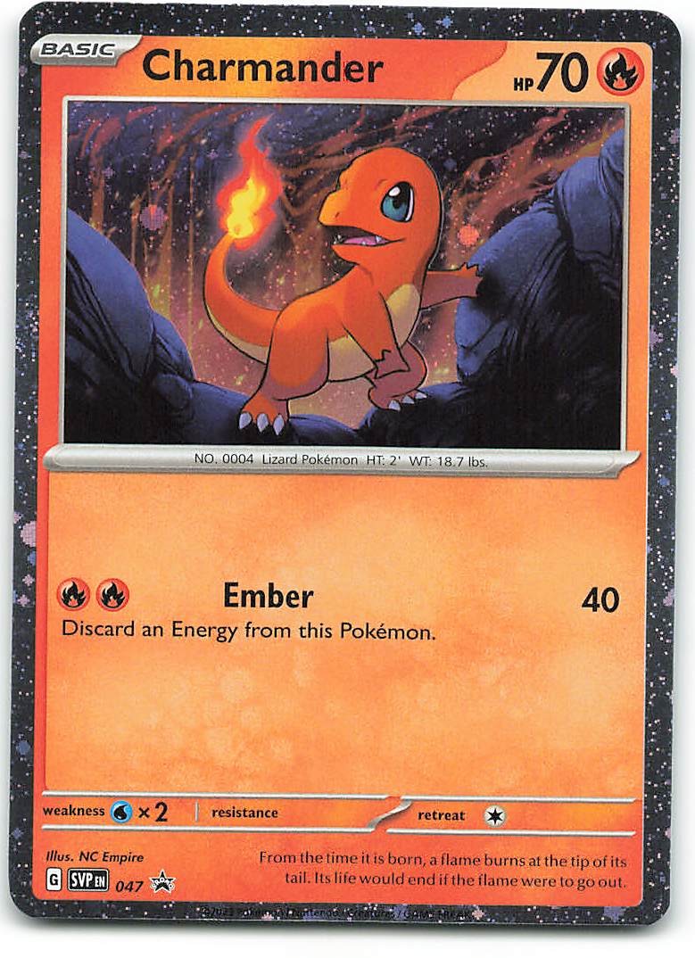 Charmander (Cosmos Holo) 047 Promo Scarlatto e Viola Promo Pokemon