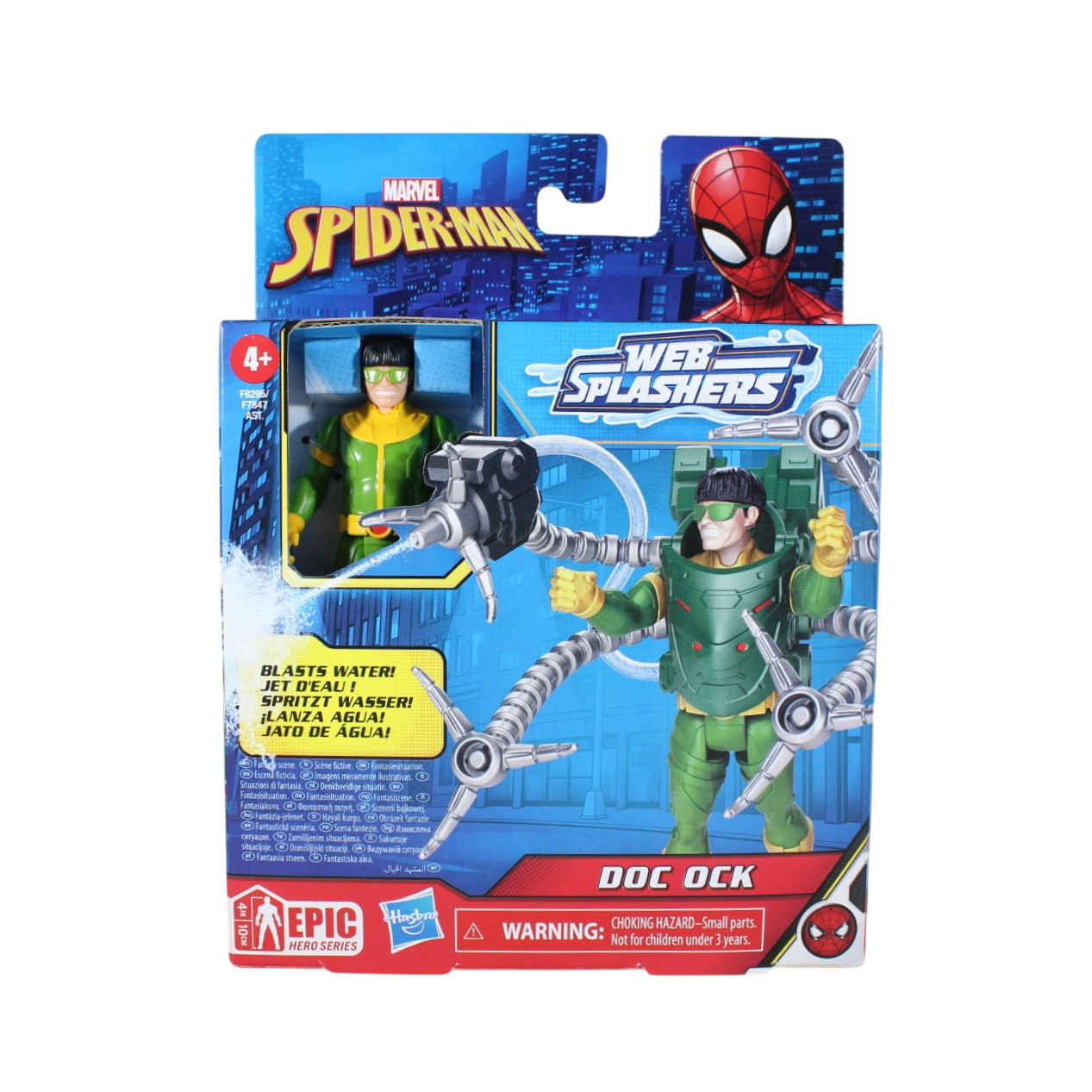 Hasbro Marvel Spider-Man Epic Hero Series Doc Ock Web Splashers 4" Action Figure