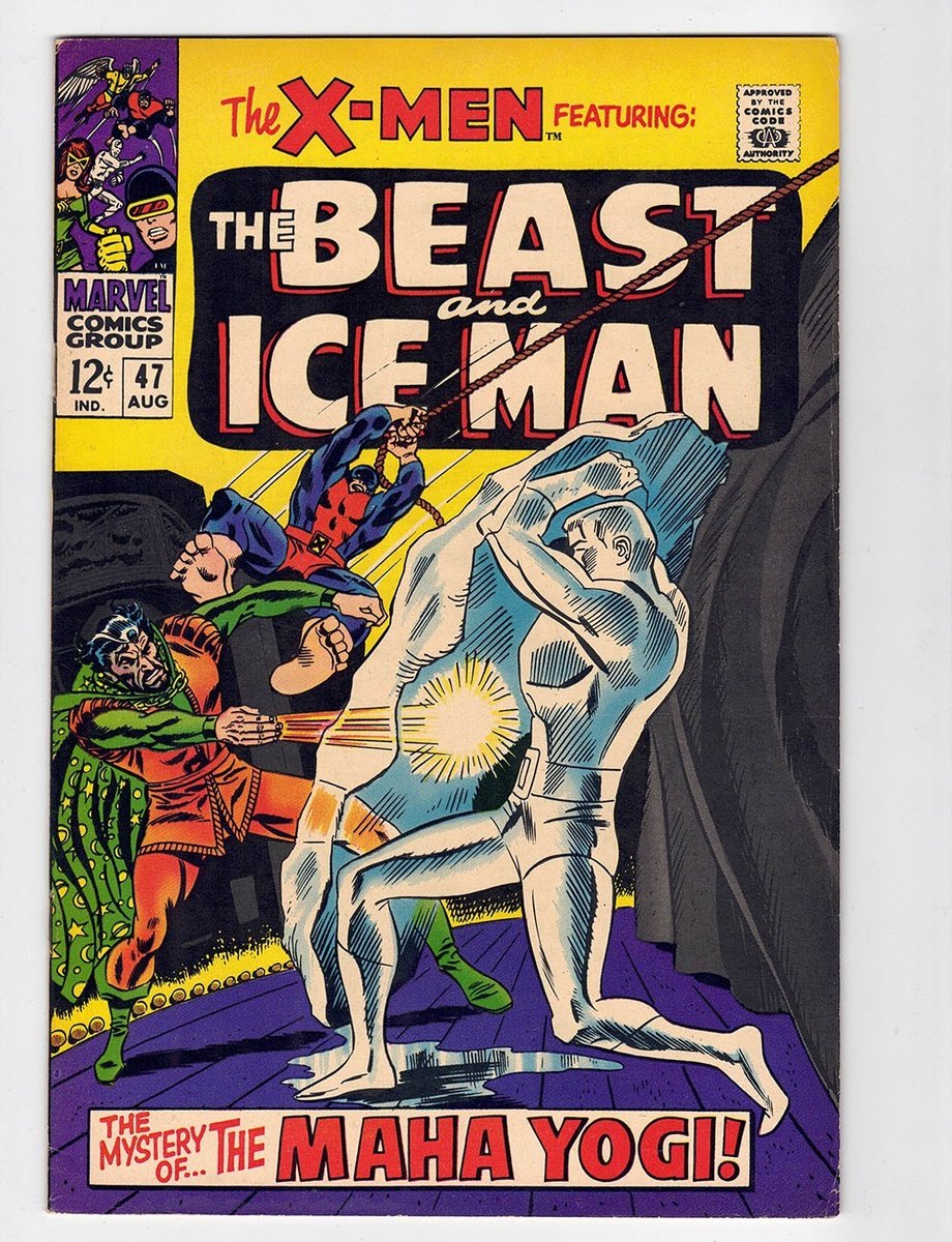 X-MEN #47 8.0 GRADO SUPERIORE 1968 PAGINE BIANCO SPORCO/BIANCO