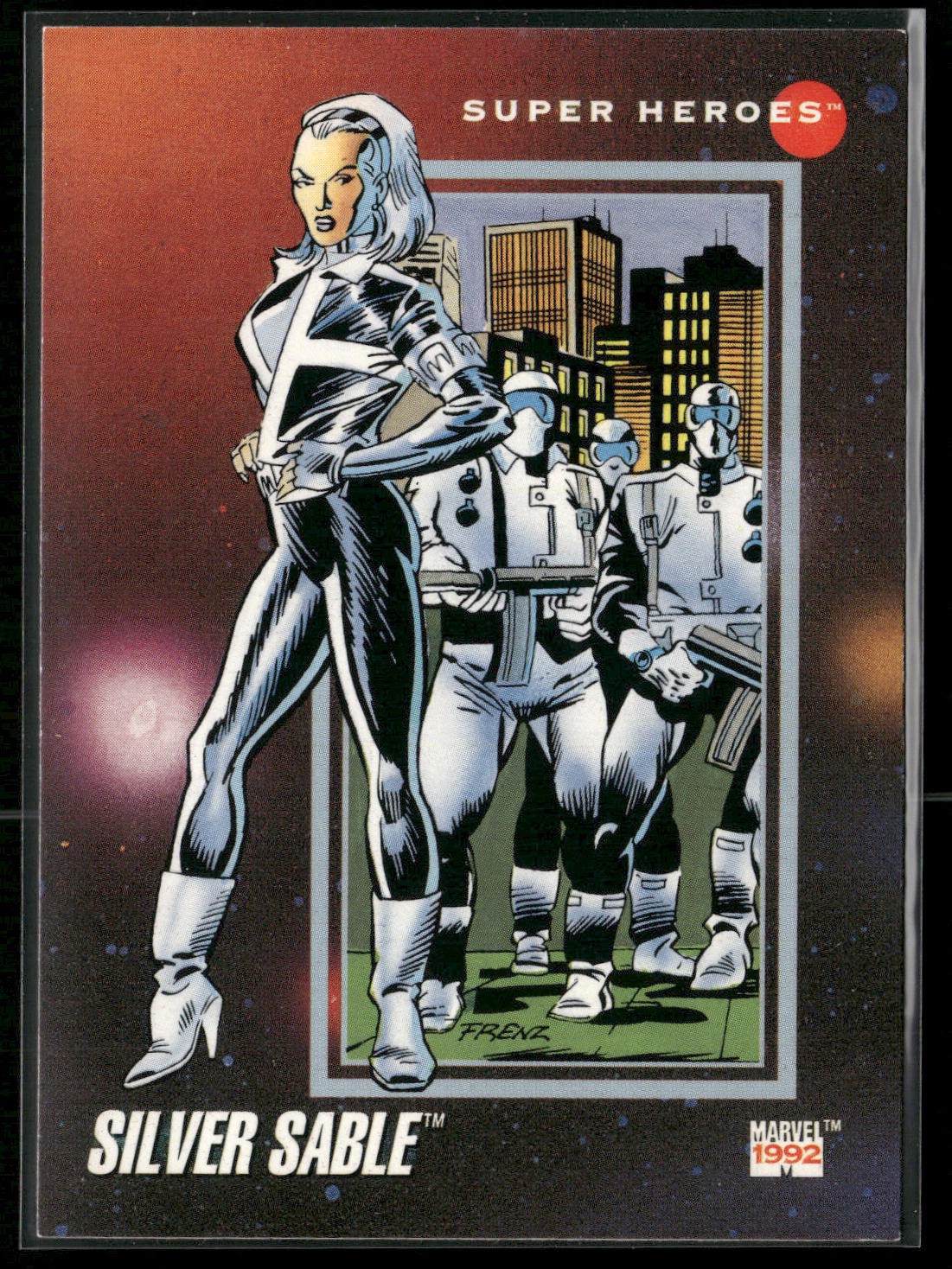 1992 Impel Marvel Universe #65 Silver Sable