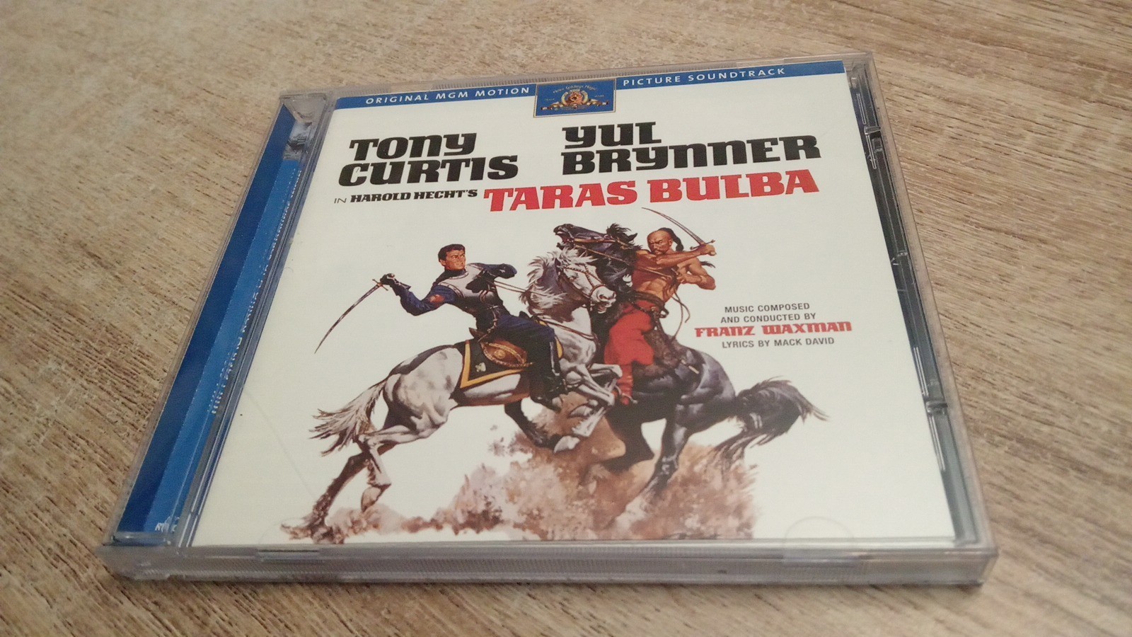 Taras Bulba Soundtrack CD Waxman 1998 Yul Brynner Tony Curtis Rykodisc