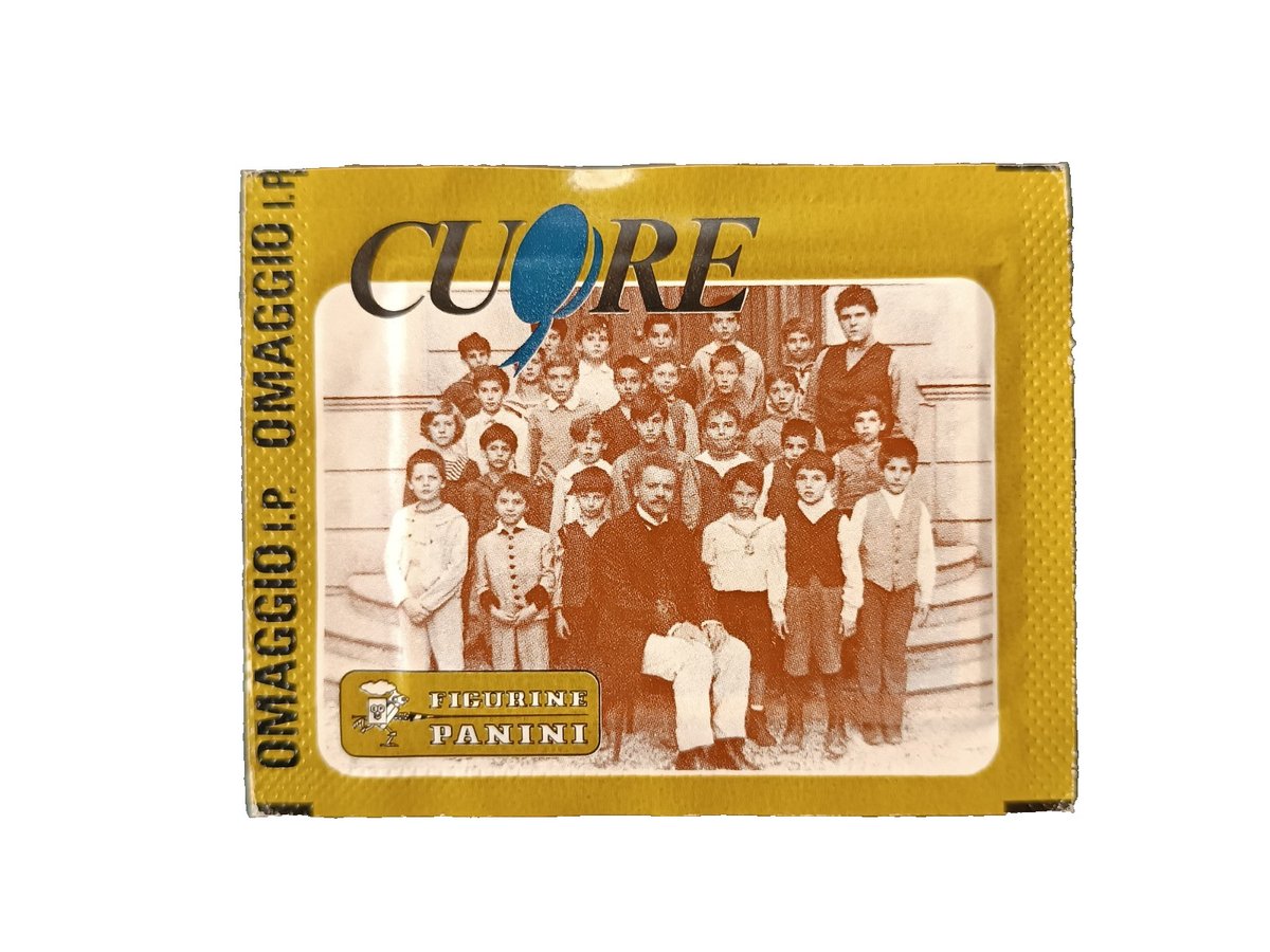 Bustina Figurine Cuore Panini 1984 RAI Sigillata Vintage