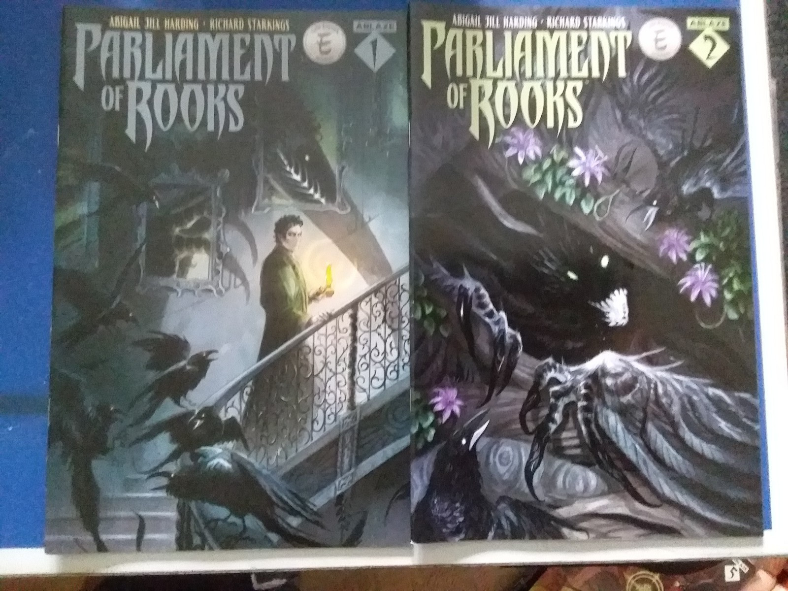 PARLIAMENT OF ROOKS - ISSUES,1,2,4,5 JILLHARDING ABLAZE PUB
