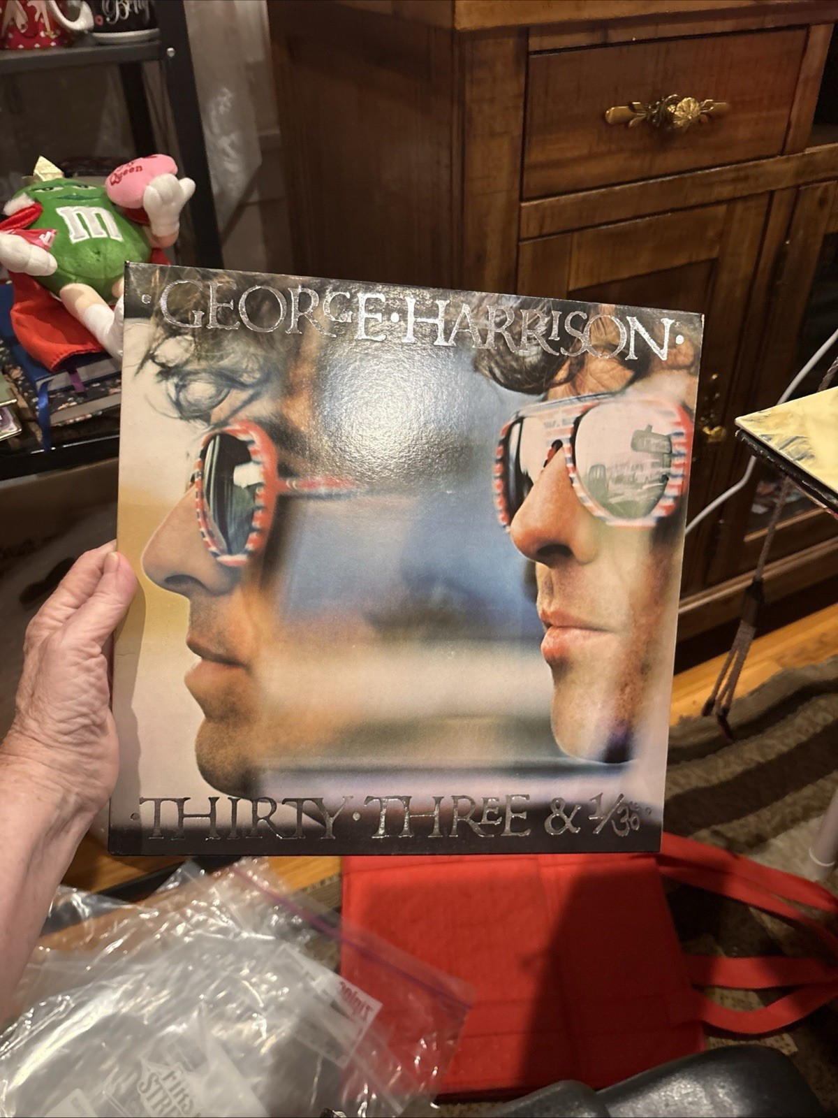 George Harrison 33 1/3 Original 1976 Dark Horse Records Los Angeles Press EX/EX 