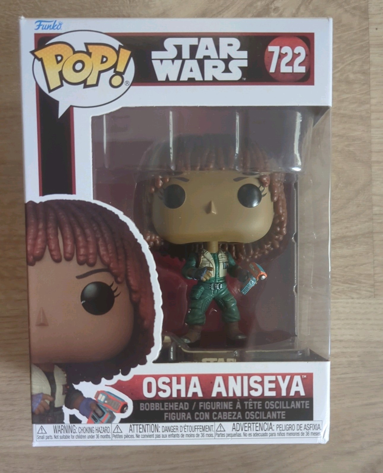Funko Pop Osha Aniseya (722) Star Wars Acolyte Vinyl Figure Bobblehead