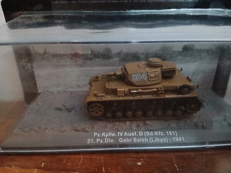 Carro armato char panzer IV 4 D 1:72 De Agostini Altaya
