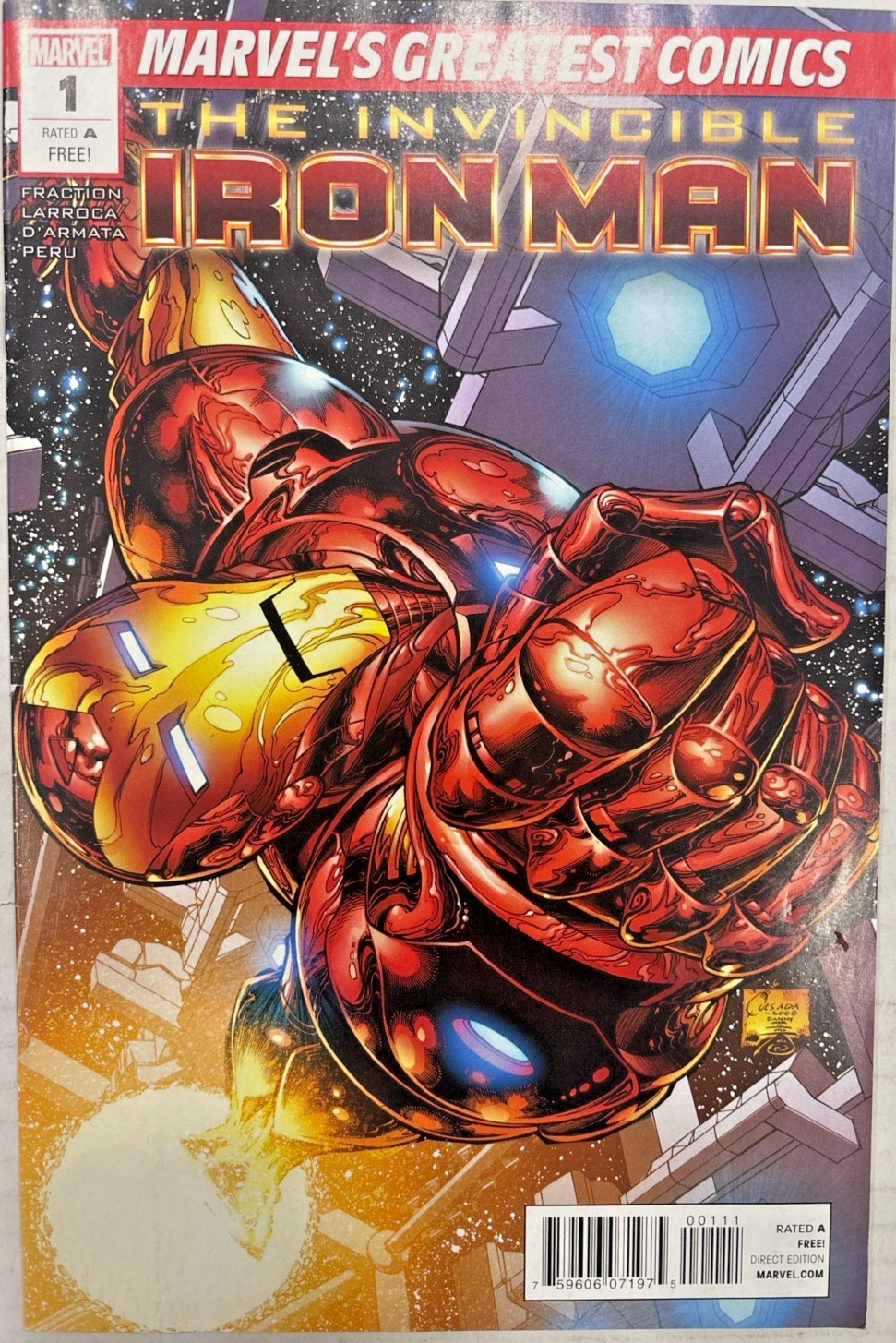 Marvel's Greatest Comics #1 Invincible Iron Man Promo Comic Marvel 2010 FS