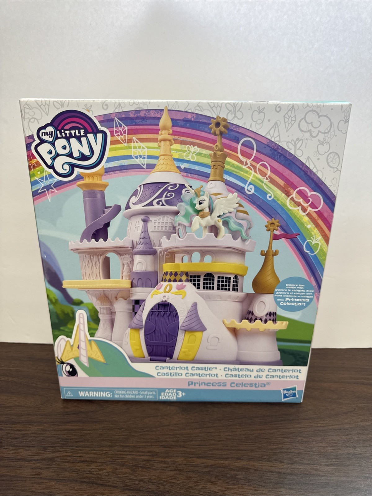 My Little Pony Canterlot Castello Playset con Figura Principessa Celestia SIGILLATO