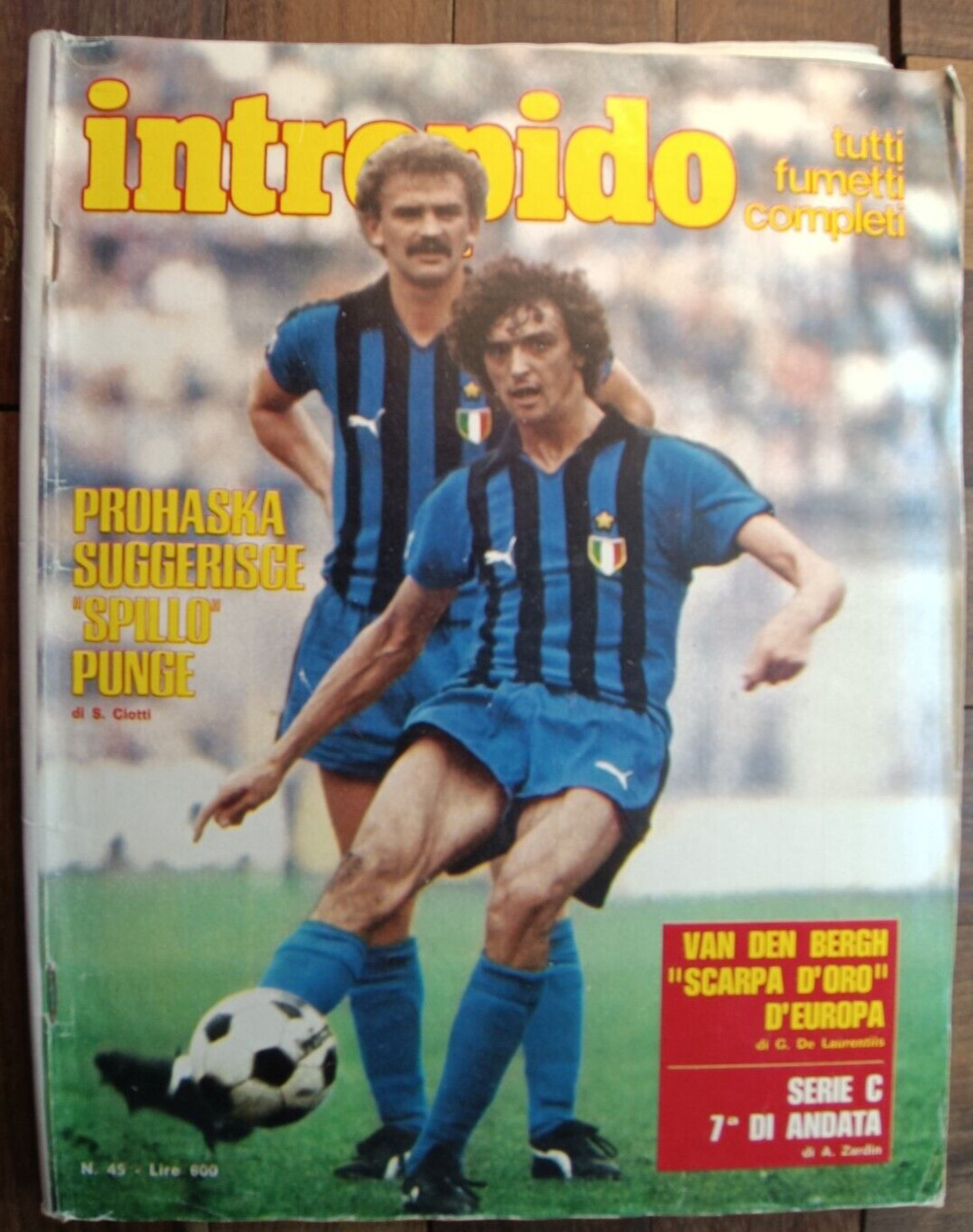 PROHASKA & BECCALOSSI  da INTREPIDO anni 70 ROTOCALCO SPORTIVO-13372/78