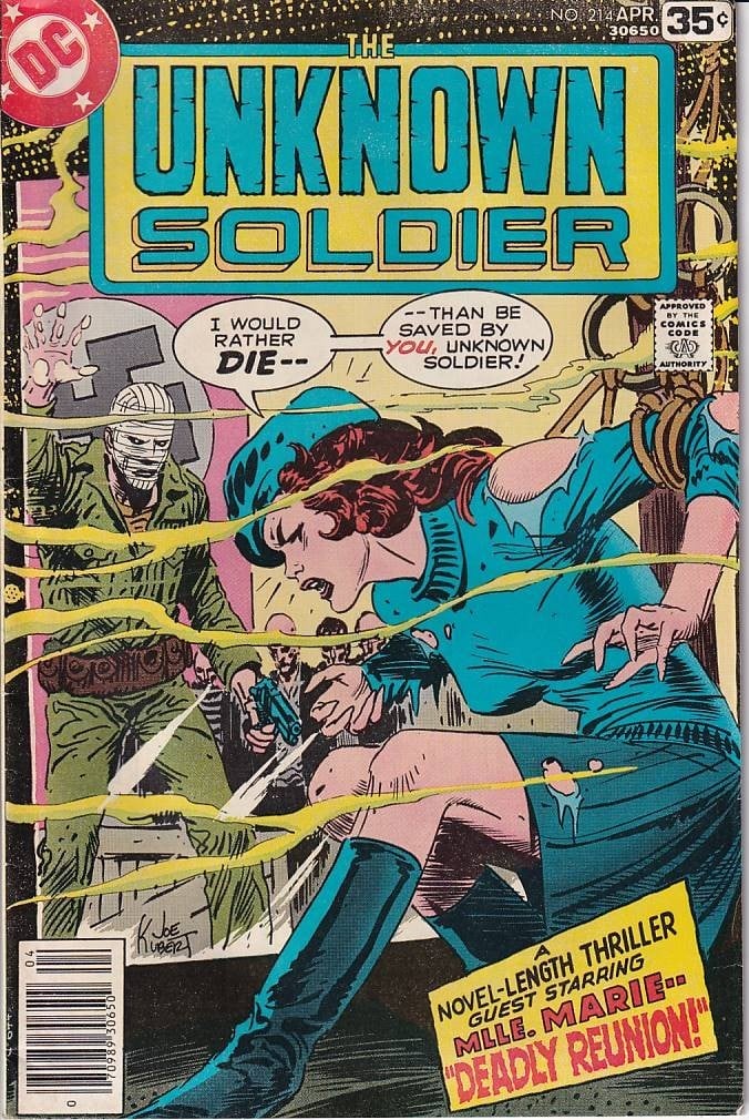 46109: DC Comics SOLDATO SCONOSCIUTO #214 grado VF