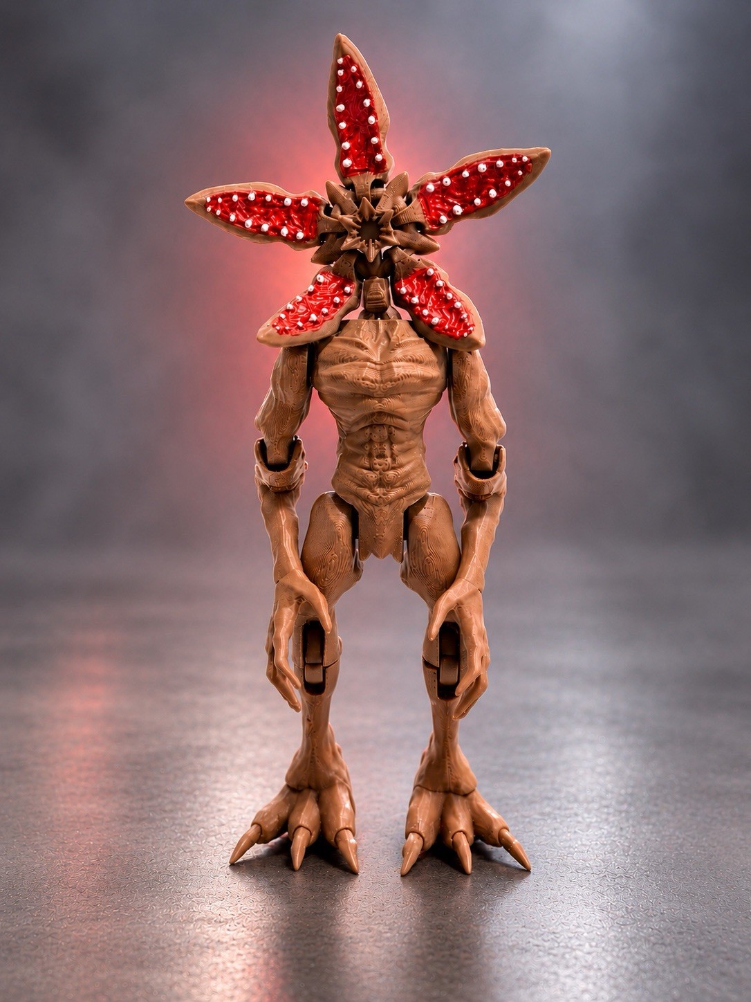 Demogorgon Articulated Action Figure, 3D Printed Horror Monster