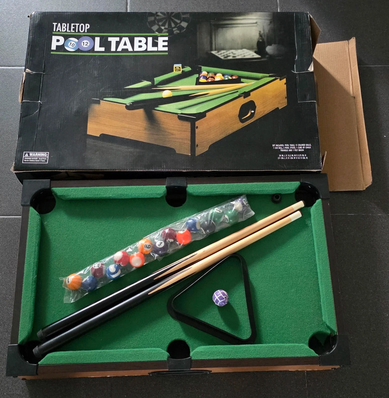 Pool table mesa bilhar pequena portátil