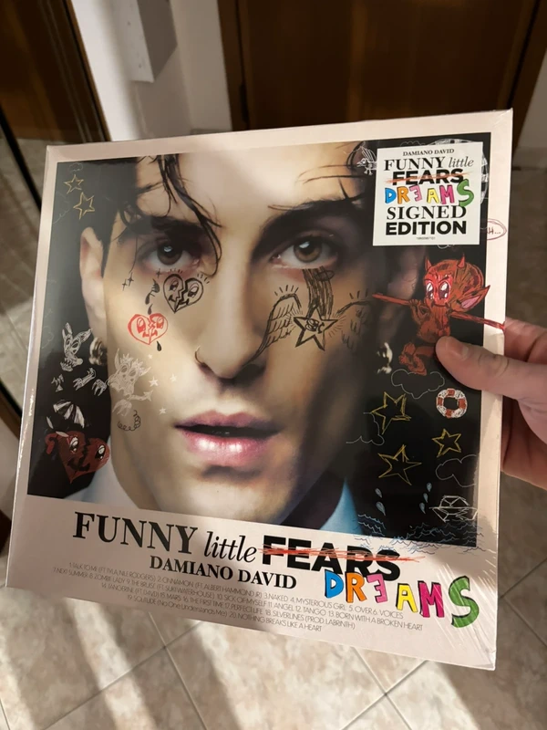 Damiano David - FUNNY little FEARS - Vinyl - LP Dreams Signed Limited Edition - 2025