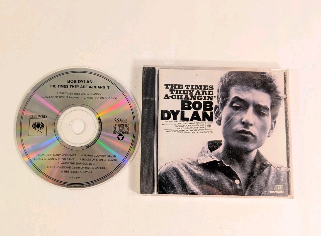 Bob Dylan The Times They Are A-Changin' CD Columbia Records Made In The USA