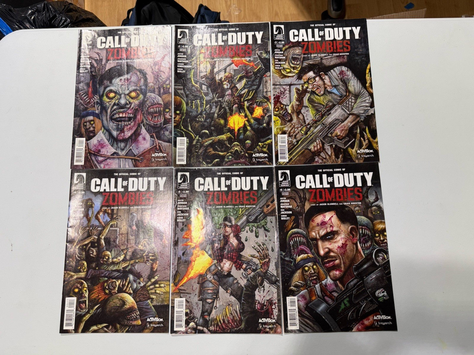 Call Of Duty: Zombies 1-6 Completo Dark Horse Comics 2016