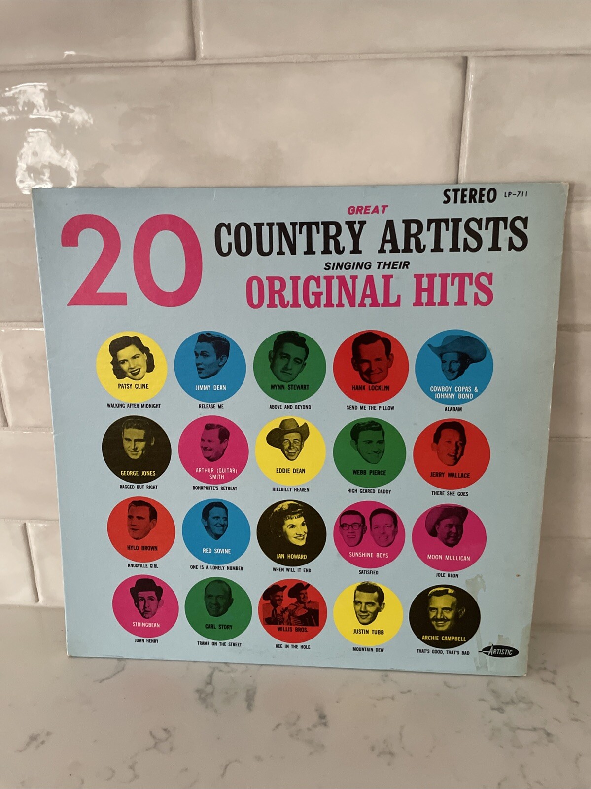 20 Great Country Artists Singing Their Original Hits: Various Artists