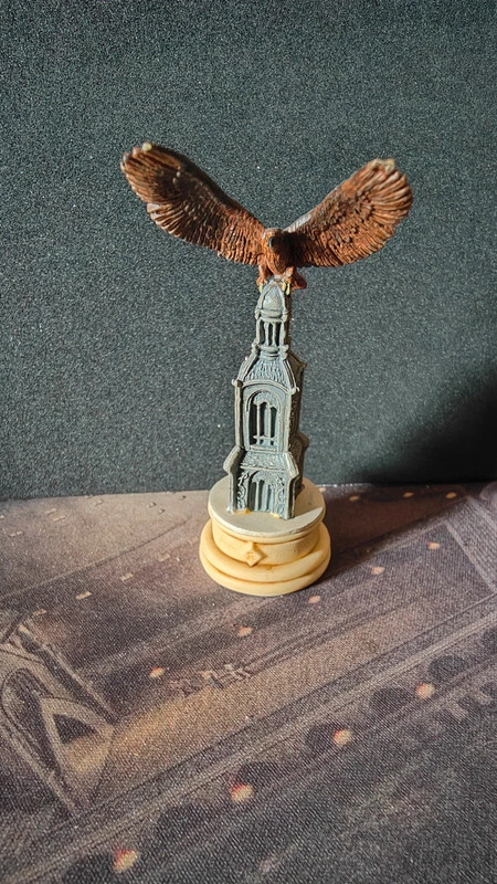 Statuetta Torre bianca dai porti grigi Eaglemoss The Lord of the Rings collector's Models