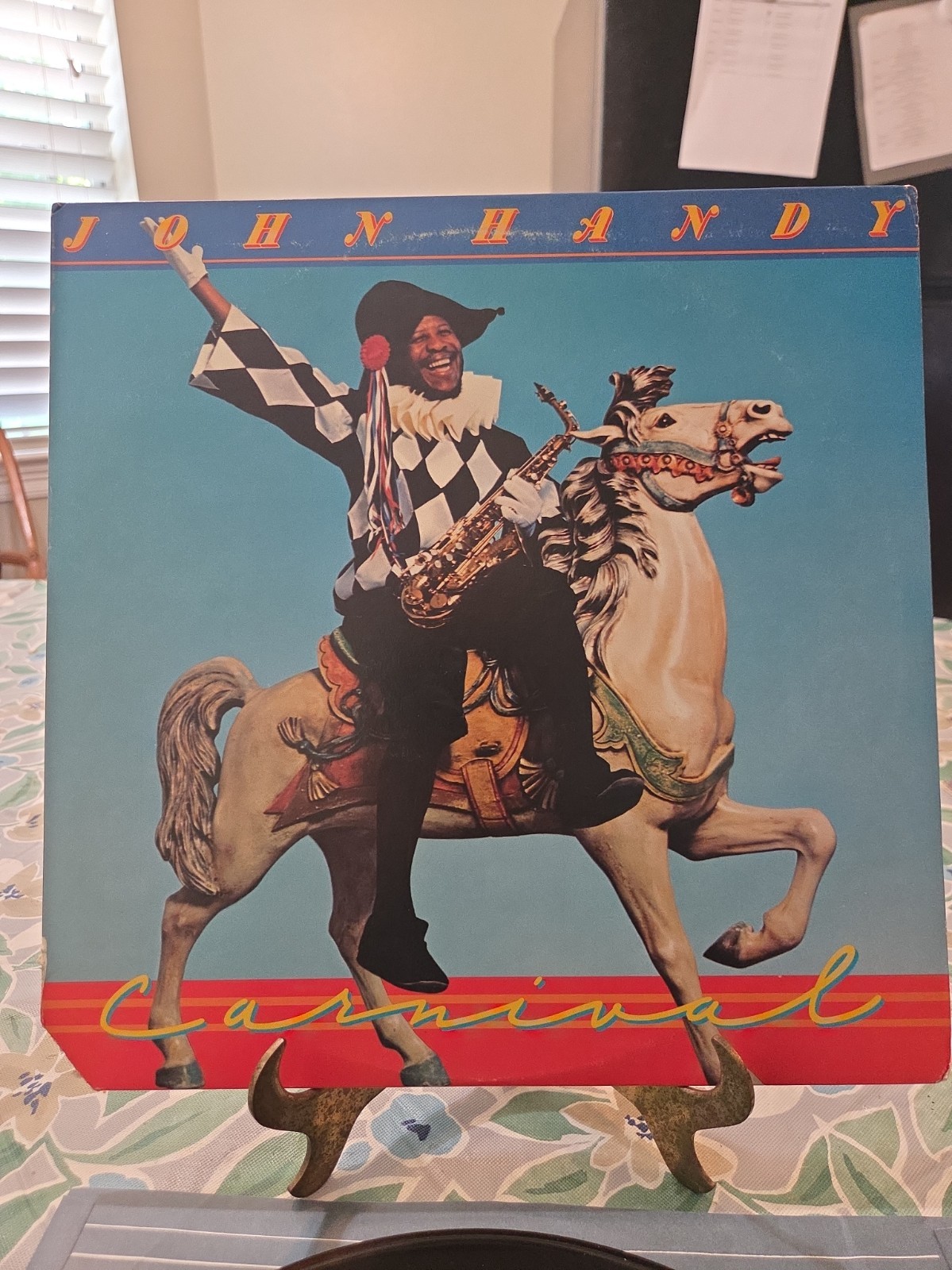 John Handy "Carnival" 1977 Jazz LP, VG+/VG+, Original ABC #AS-9324