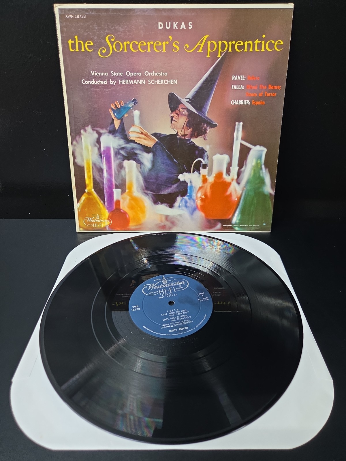 Dukas The Sorcerer's Apprentice Lp Vinyl OG Pressing NM-/EX Wax