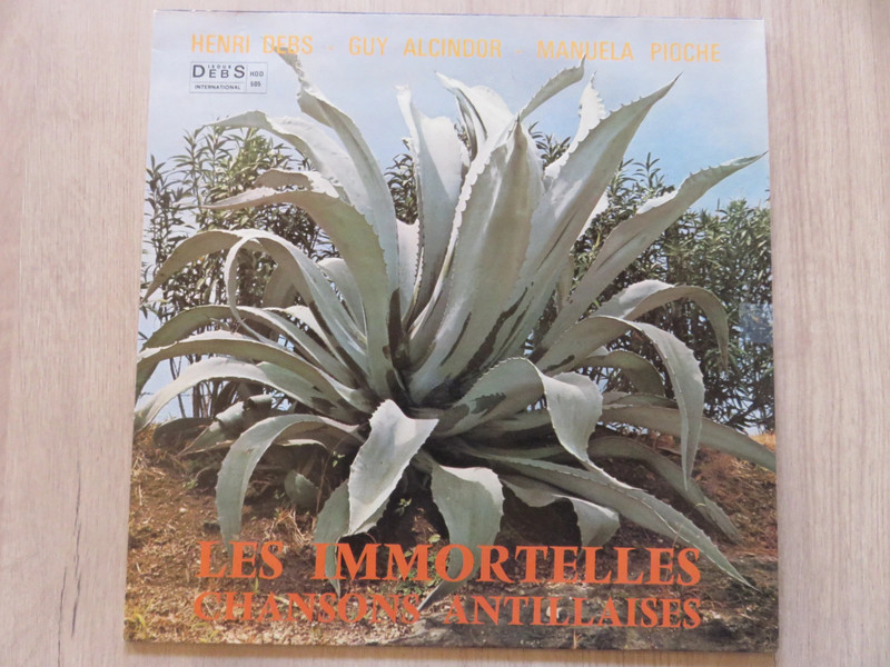 Disque 33T Vinyle    Henri Debs  Guy Alcindor  Manuela Pioche : Les immortelles
