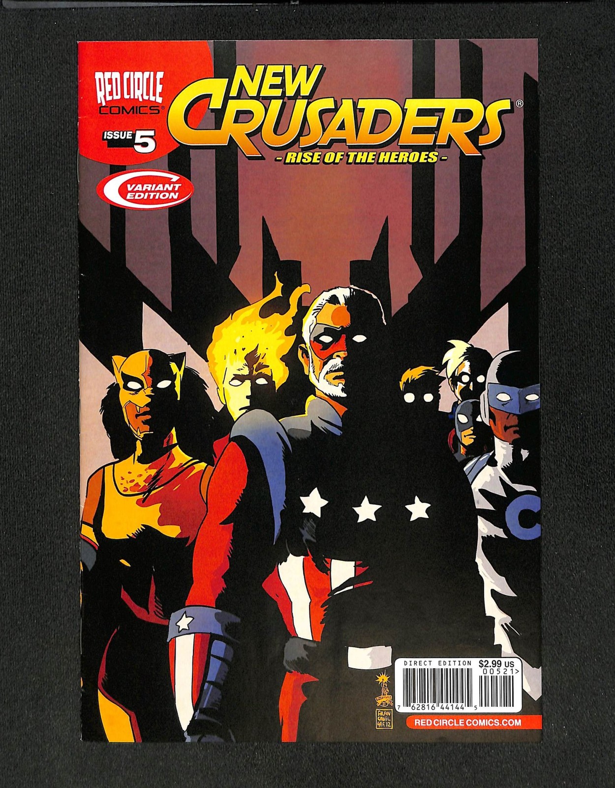 New Crusaders #5 Cover B Variante Cerchio Rosso