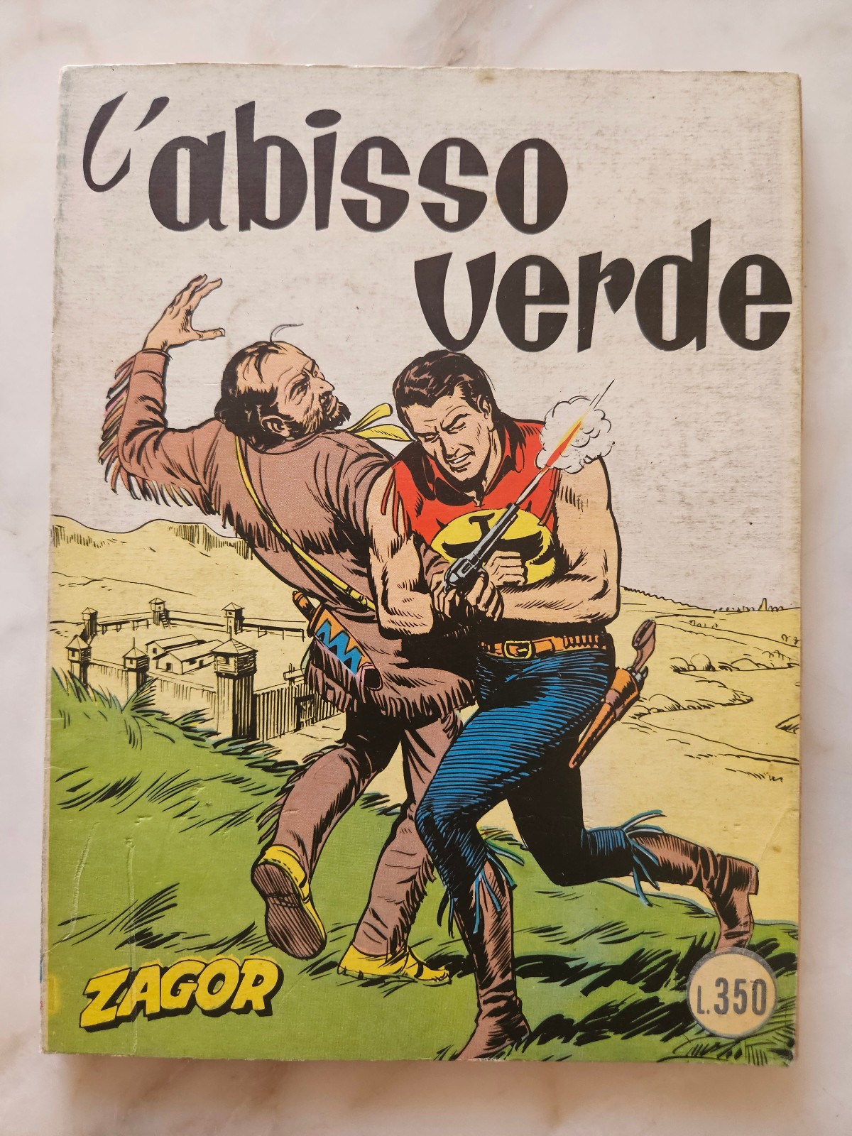 c6) ZAGOR scritta Rossa n.   13  da L. 350 - ed. Cepim 1971  - ottimo+