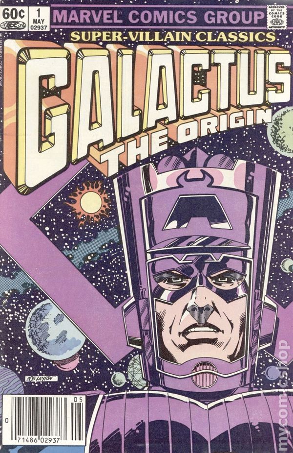 Super-Villain Classics Galactus l'Origine 1N VG+ 4.5 1983 Immagine Stock Basso Grado