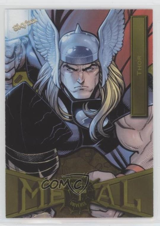 Upper Deck 2022 Marvel Metal Universe Spider-Man luce gialla FX Thor #89 16zb