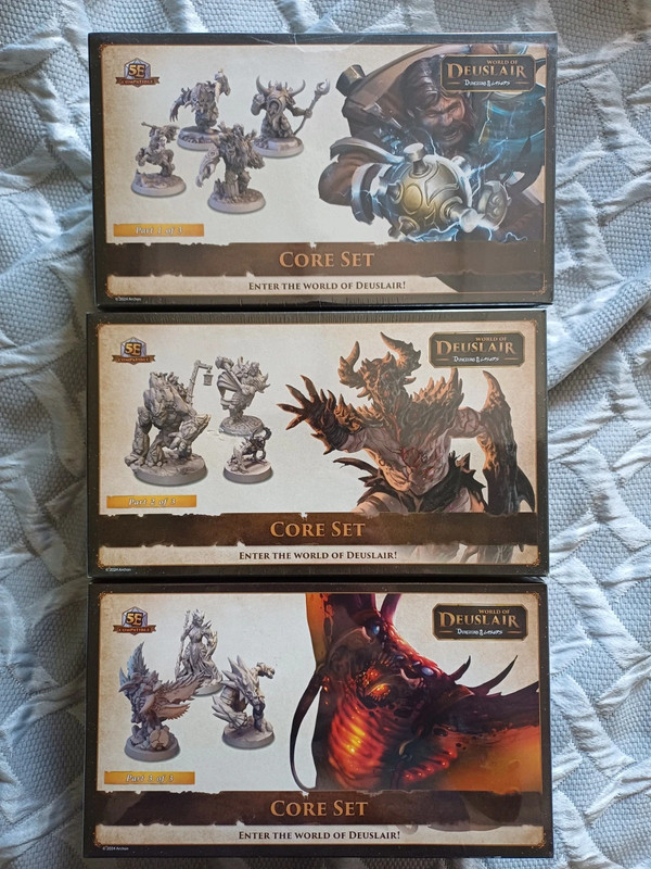 D&D 99 models miniature set World of Deuslair - Core set (sealed)