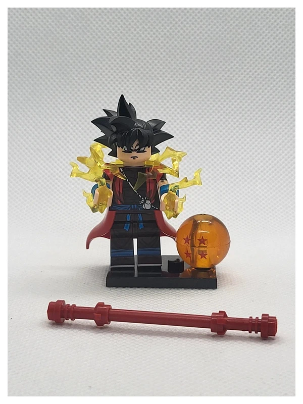 Personnage type lego - Xeno Goku (Lego-style Character - Dragon Ball Heroes - Xeno Goku)