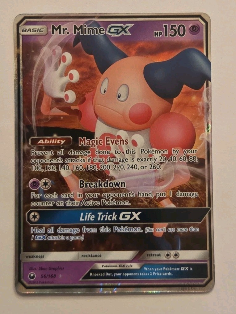 Pokémon Tempesta Celeste 2018 #56 Mr. Mine Gx ottime condizioni