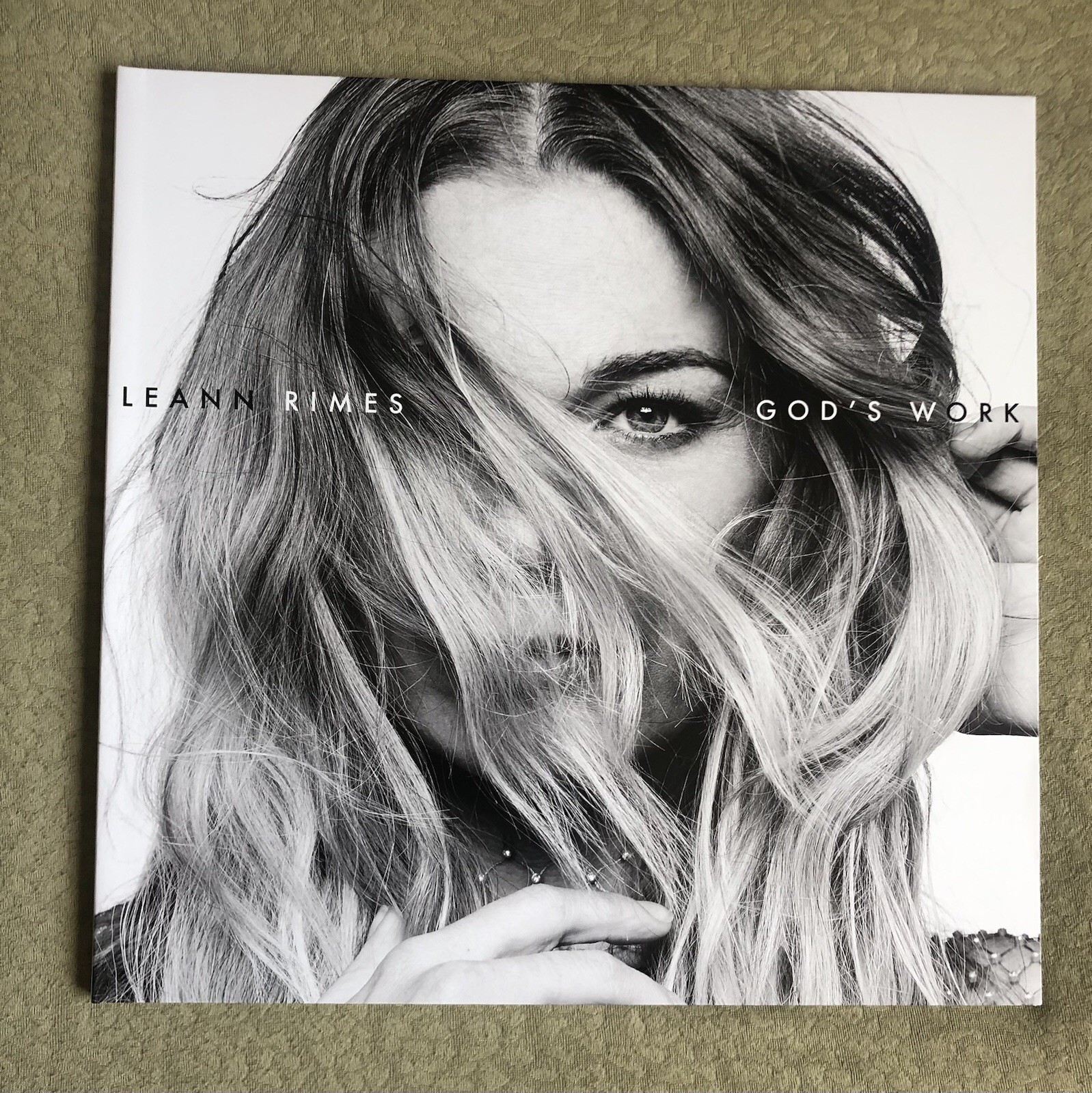 God’s Work By Leann Rimes (Vinyl, 2022) Play Tested Gatefold Gold Color 