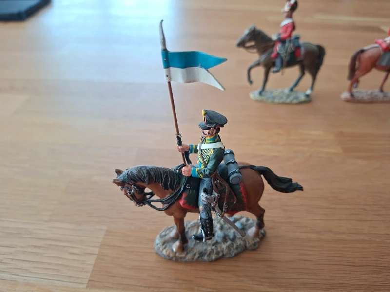 Figurine Del Prado – Homme de troupe, hussard de Pavlograd, Russie, 1812