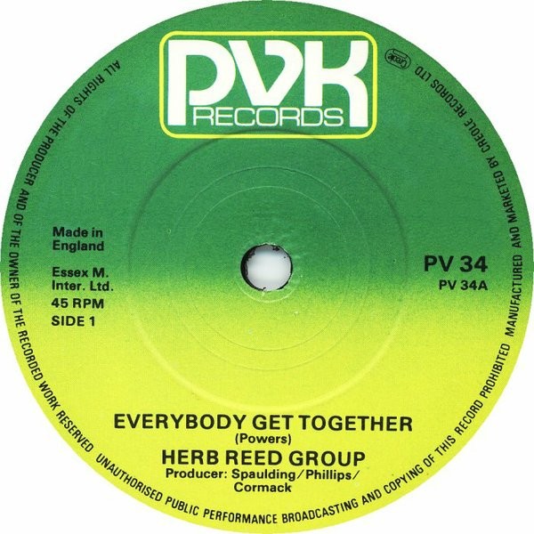 Herb Reed -  Everybody Get Together (7") (Very Good Plus (VG+)) - 2791426303