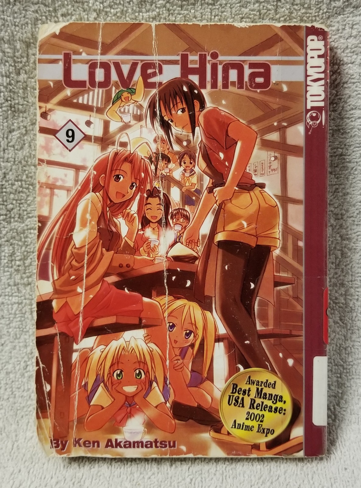 Love Hina Manga Serie Volume 9 Ken Akamatsu Tokyopop 2003 ex libreria
